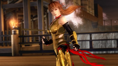 DOA5LR - Tenue de ninja dorée - Kasumi