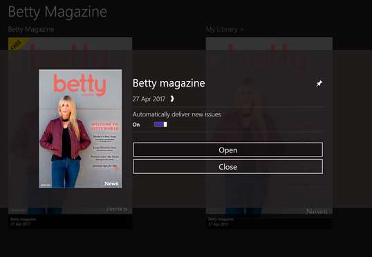 Betty Magazine screenshot 2