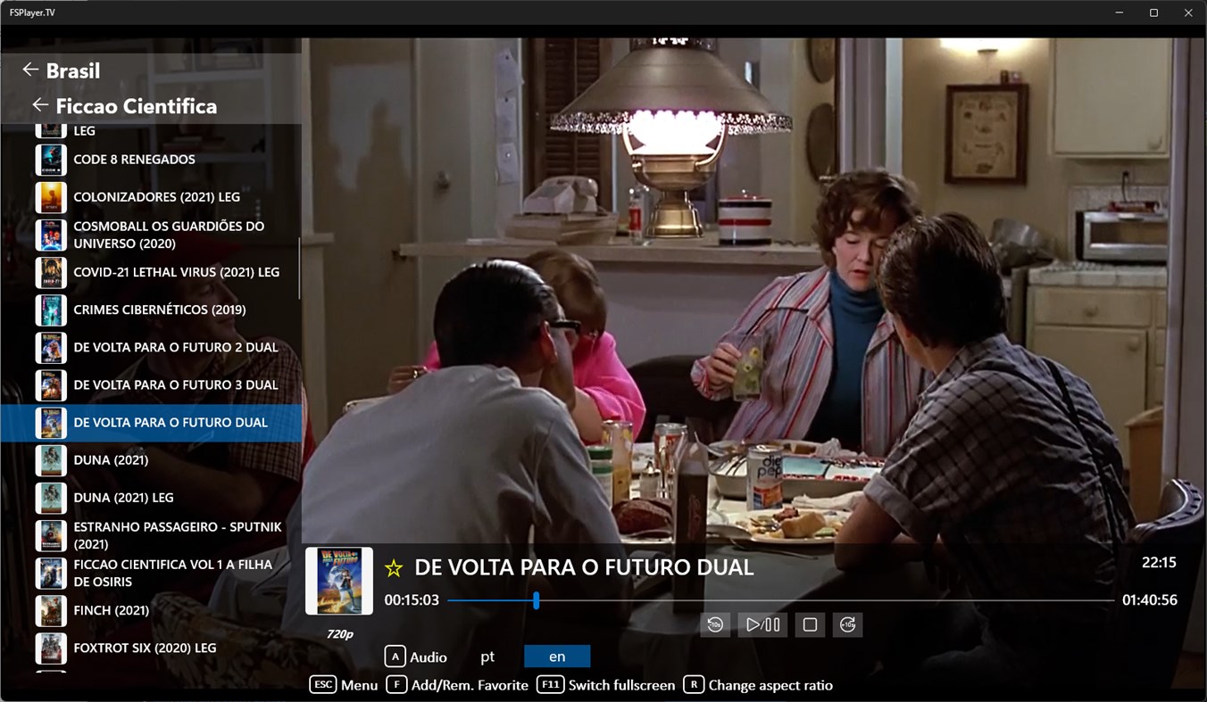#5. FSPlayer TV (Windows) By: Eduardo Ferrari