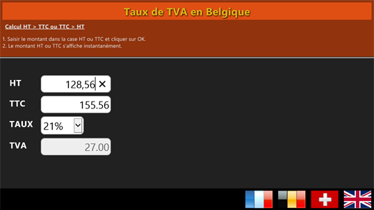 Calculatrice TVA PRO + screenshot 2