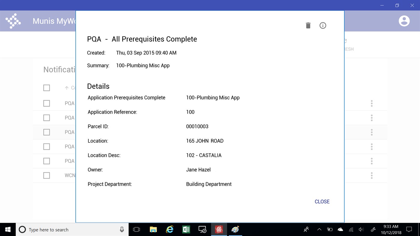 #2. Munis My Work (Windows) By: Tyler Technologies Inc
