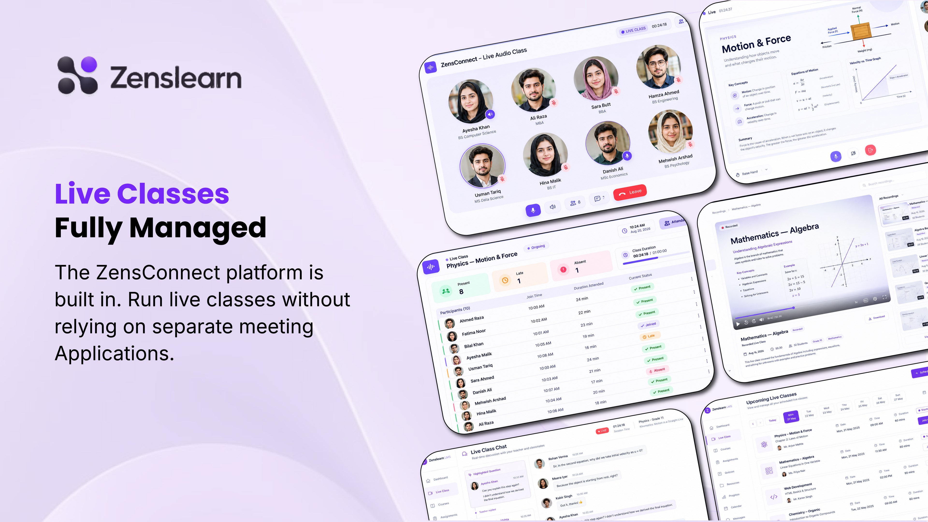 Zenslearn LMS screenshot