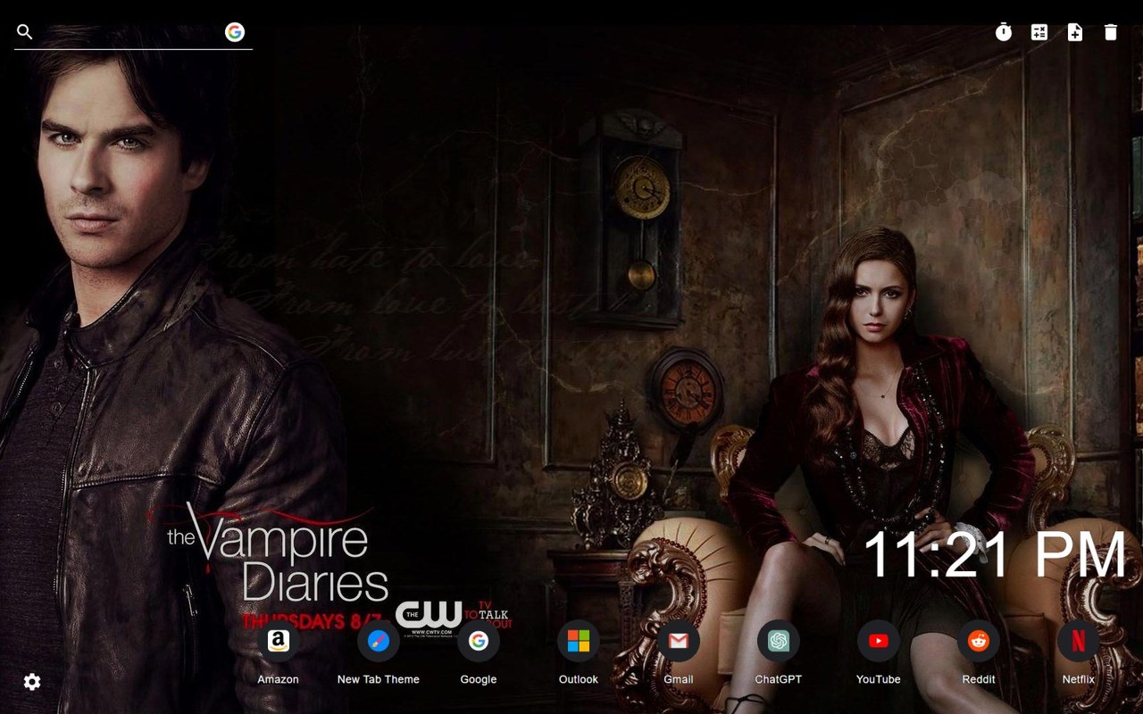 The Vampire Diaries Wallpaper New Tab