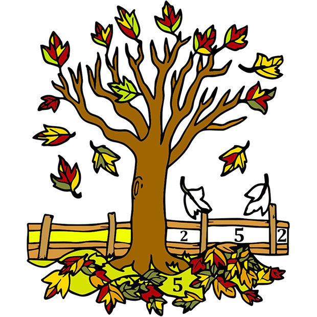 Weather Color By Number - Climate Coloring Book