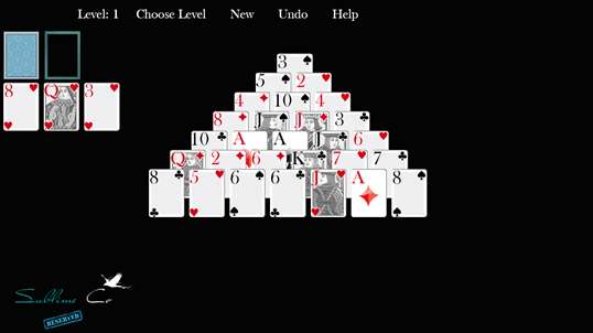 Pyramid Solitaire Reserved screenshot 2