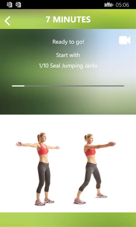 7 Minute Workout : Fitness for Women Screenshots 1