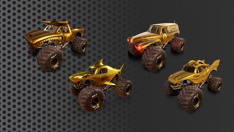 Monster Jam Gold Truck Bundle