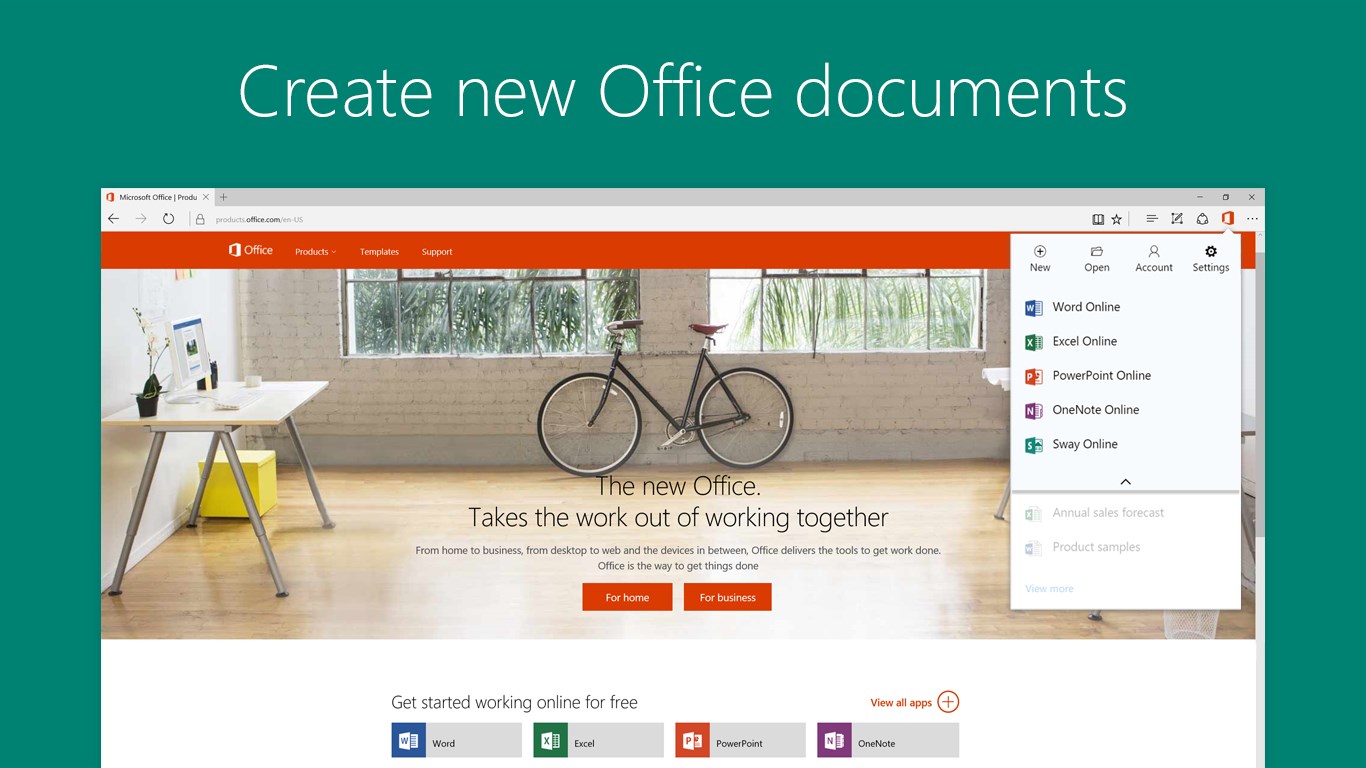 Office Online for Windows 10
