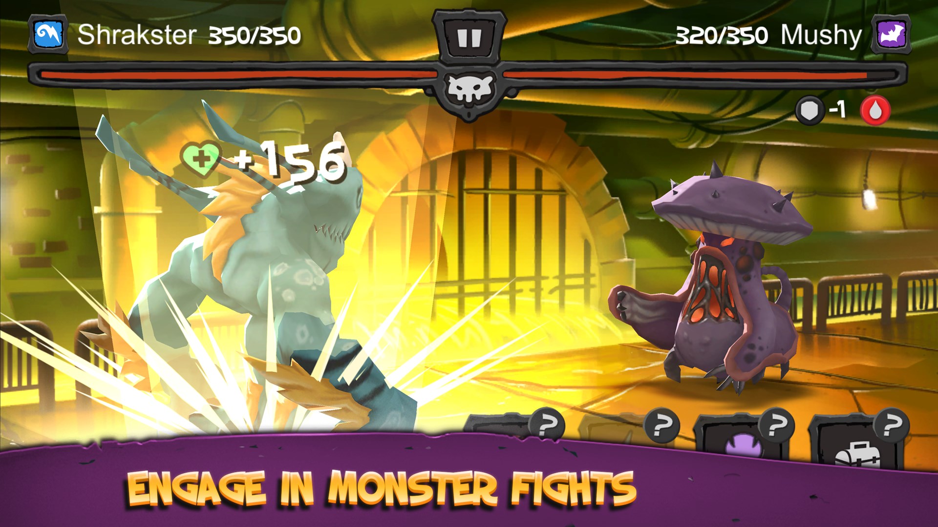 Engage in monster fights