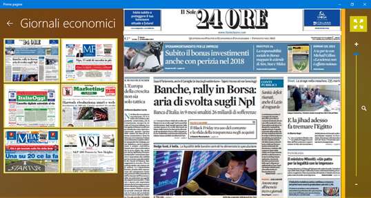 Italian newspapers screenshot 4