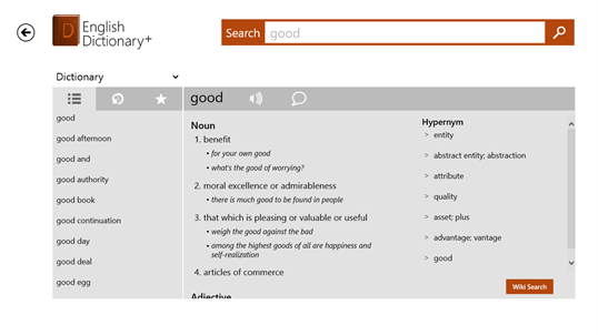 English Dictionary+ screenshot 1