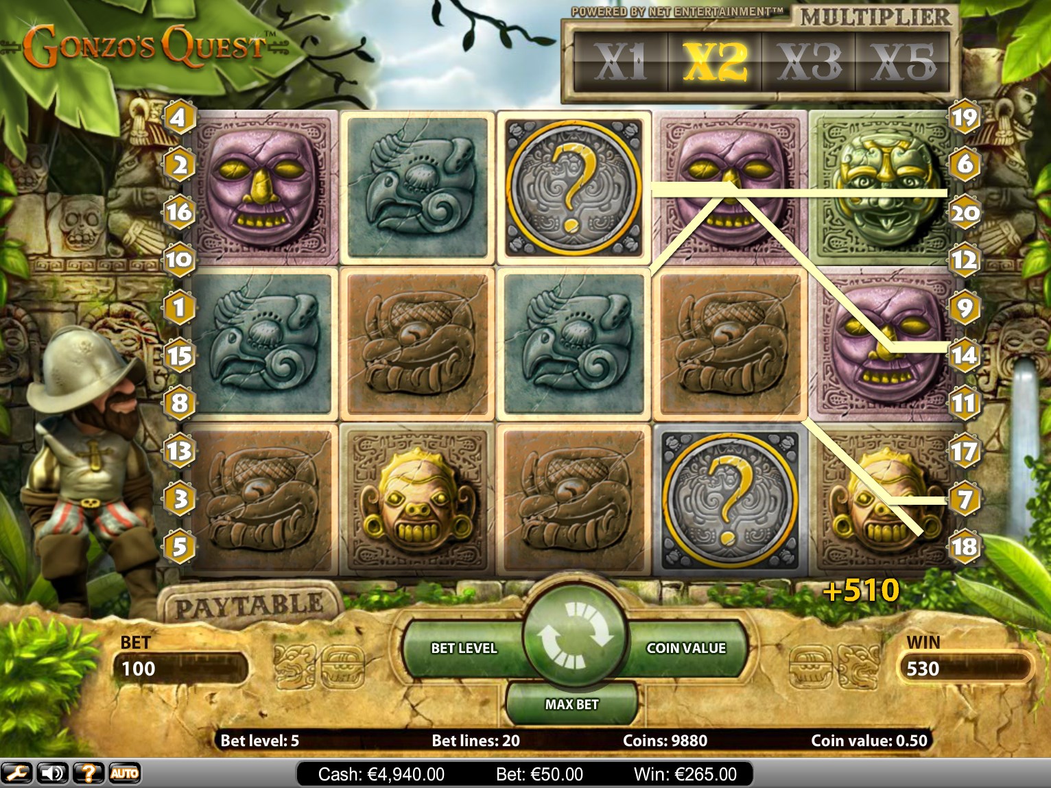 Captura de Pantalla 2 Gonzo's Quest Slot Game windows