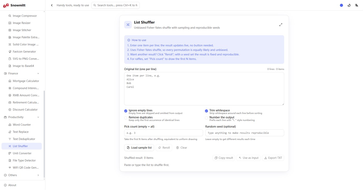 #3. Snowmitt (Windows) Ved: imfinn