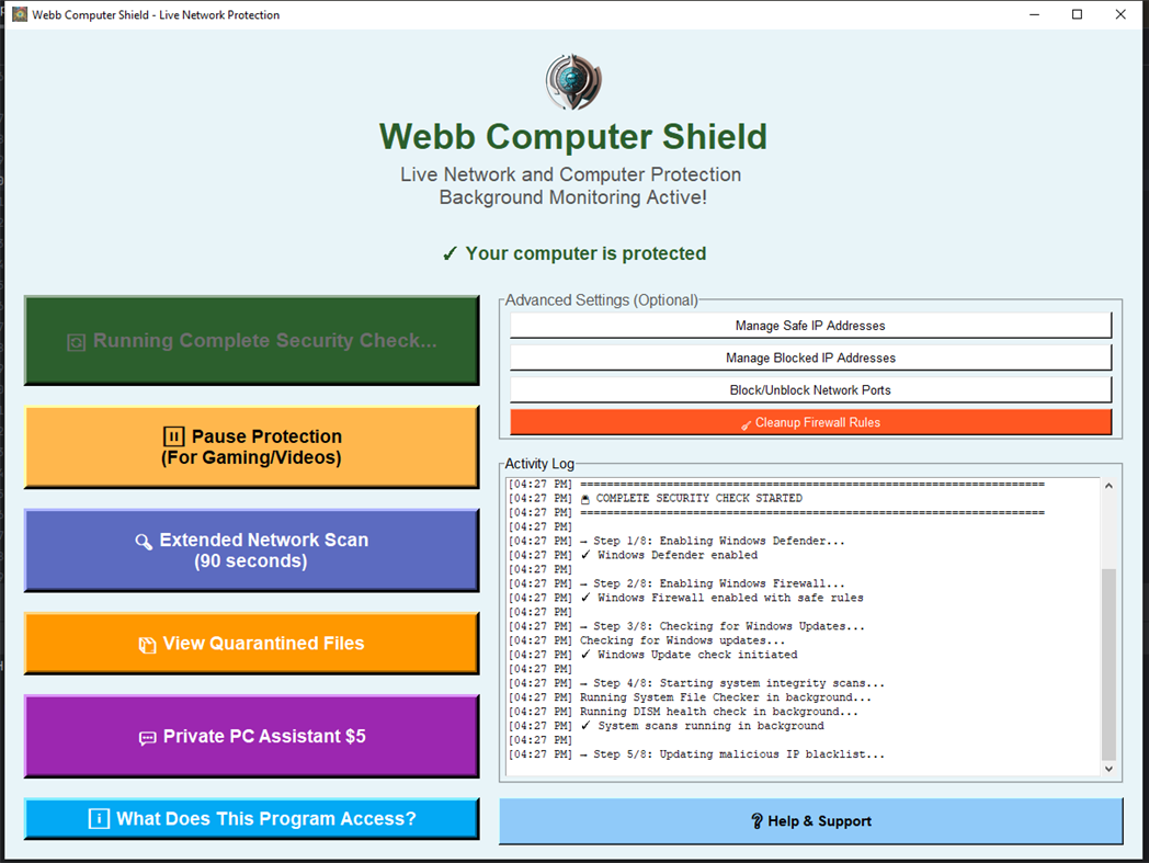 #7. Webb Computer Shield (Windows) De: Webb Software Solutions