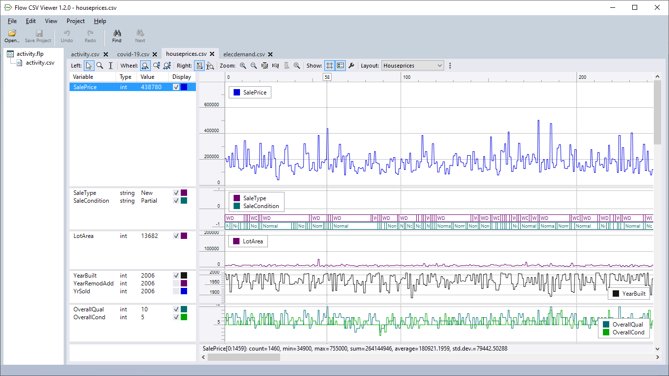 Flow CSV Viewer screenshot