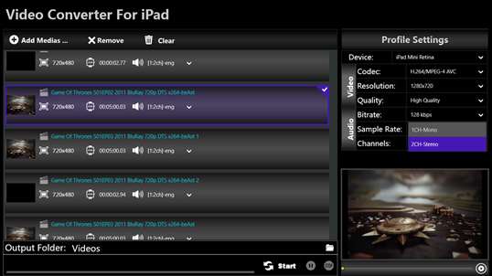 Video Converter For iPad screenshot 7