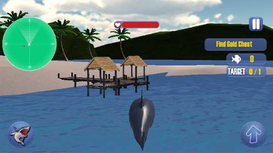 Big White Shark Attack Sim 3D - Angry Fish Hunting screenshot 4