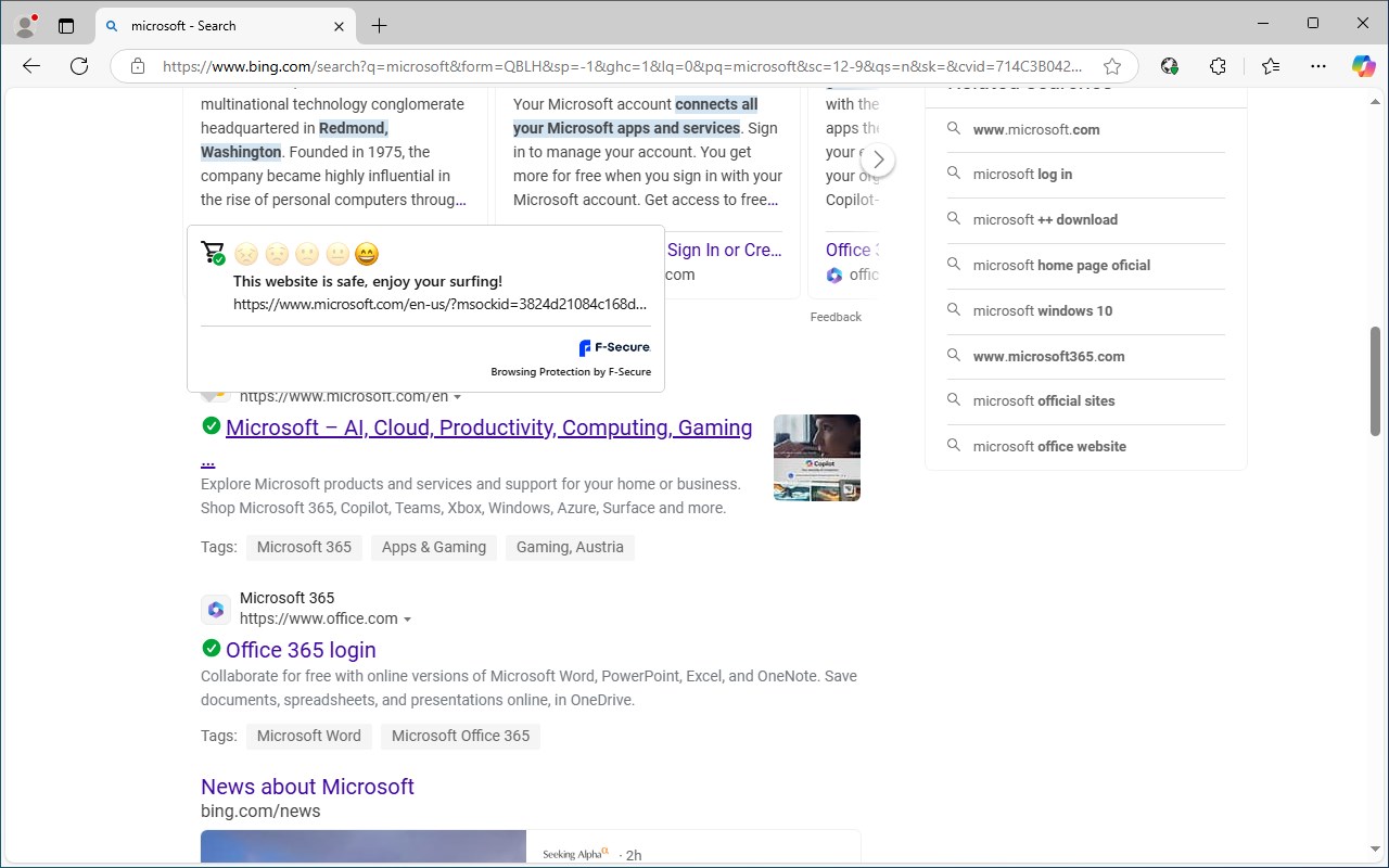 Browsing Protection by F-Secure (beta)