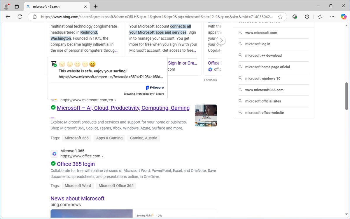 Browsing Protection by F-Secure