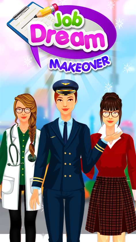 Dream Job Makeover Salon - Kids Game Screenshots 1