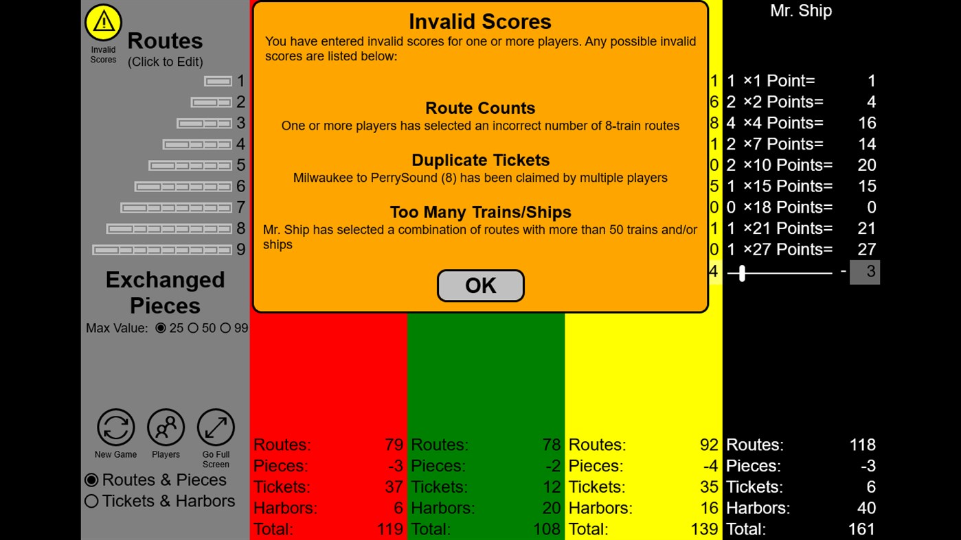 #8. Ticket To Ride - Rails & Sails (Great Lakes) (Windows) By: Nathan Sokalski
