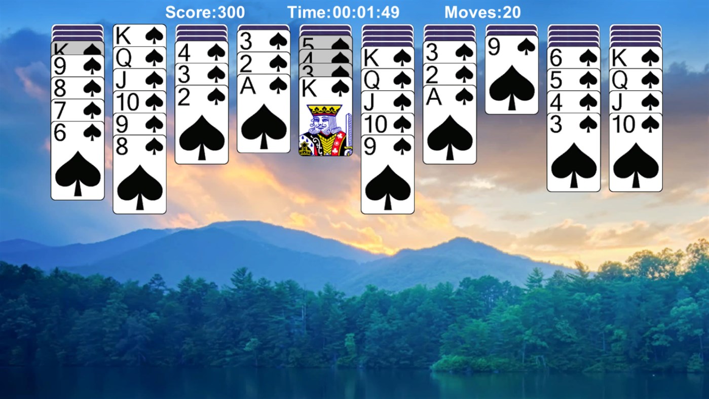 #1. Spider Solitaire Pro!! - No Ads (Windows) 게시자: Poker Card Games