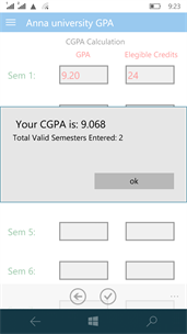 Anna university GPA screenshot 8