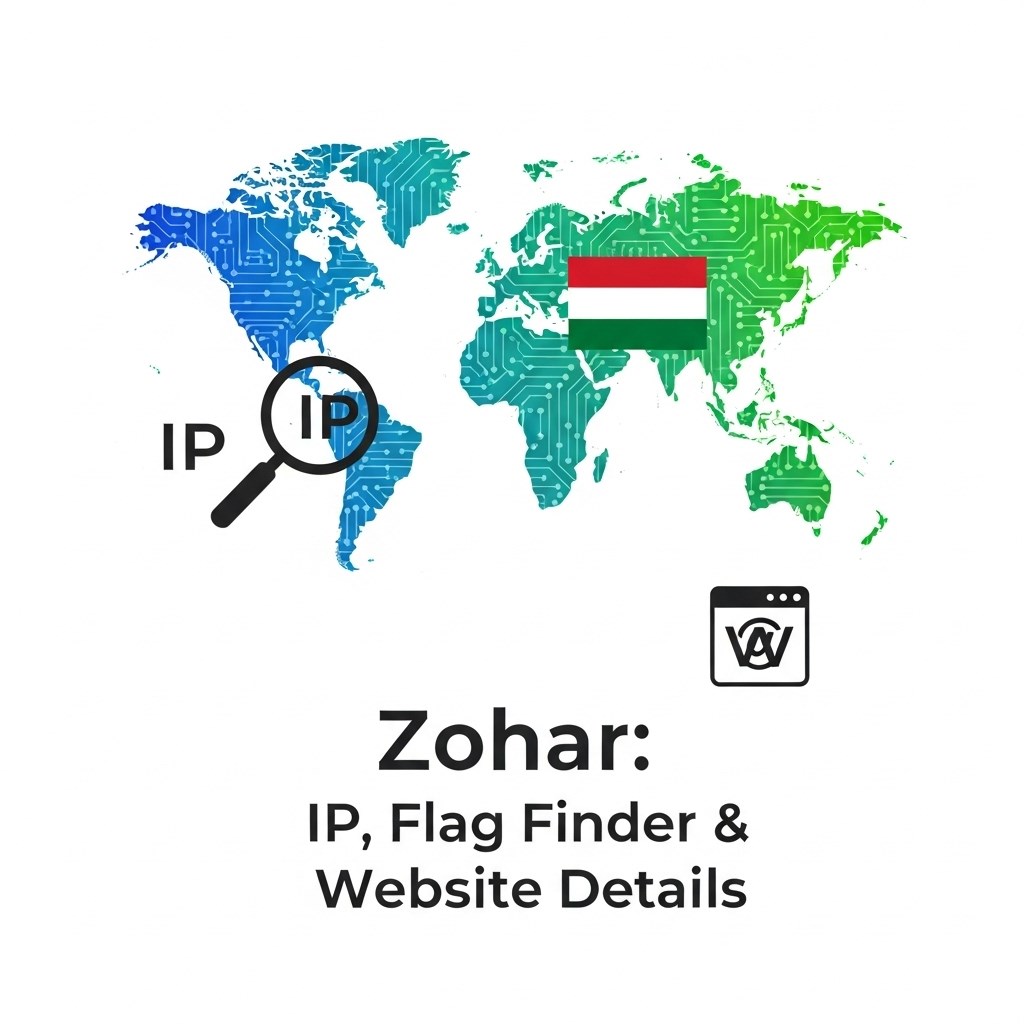 Zohar : IP , Flag Finder & Website Details icon