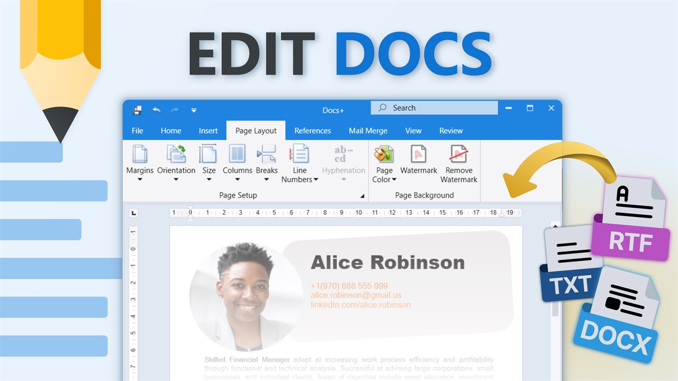 #1. Docs+ (Windows) Ved: Tim Grabinat