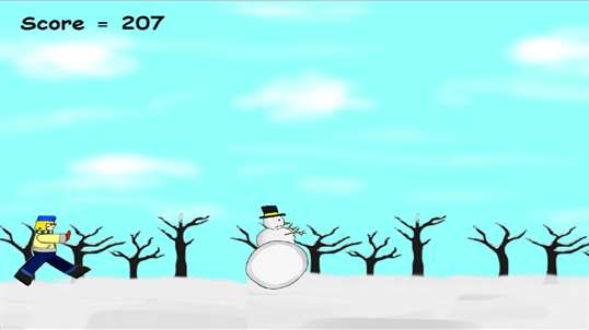 Run Snowman, Run! screenshot 2