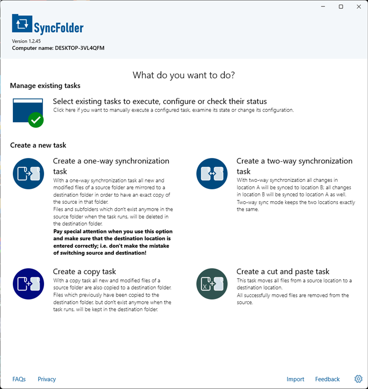 #1. SyncFolder (Windows) 由: Jos Huybrighs