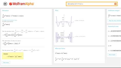 WolframAlpha Screenshots 2