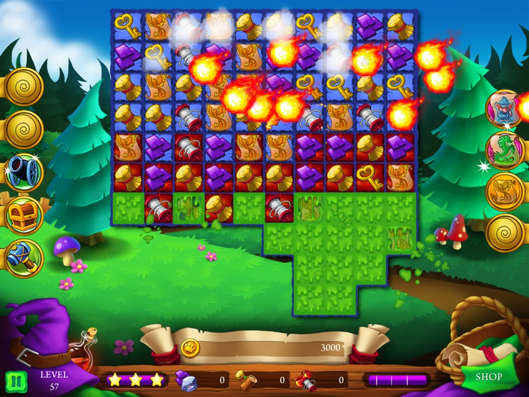 #1. Wizard's Quest - Match 3 (Windows) Av: magnussoft Deutschland GmbH