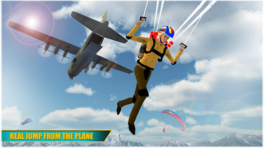 Airplane Skydiving Flight Simulator - Flying Stunt screenshot 4