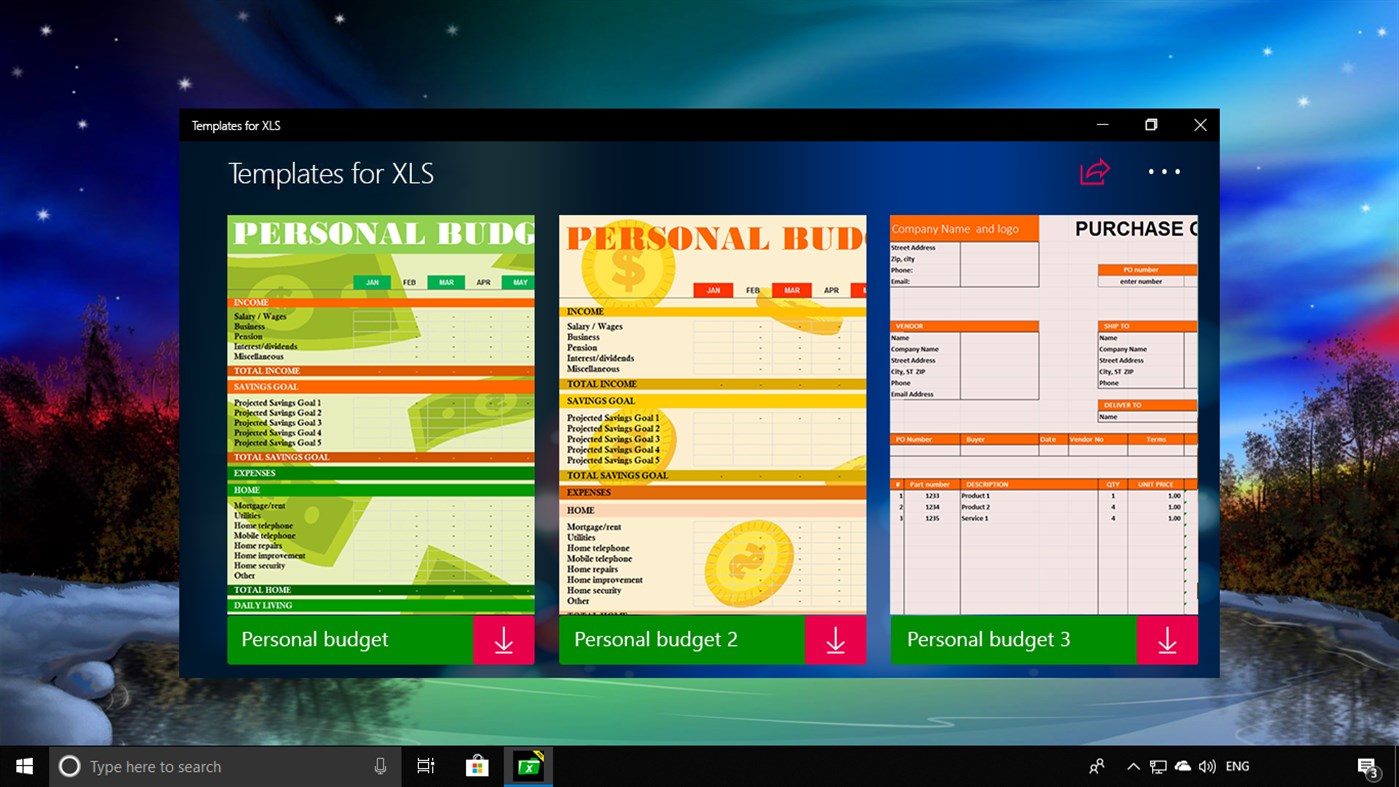 #5. Templates for XLS (Windows) Által: Yellow Elephant Productions
