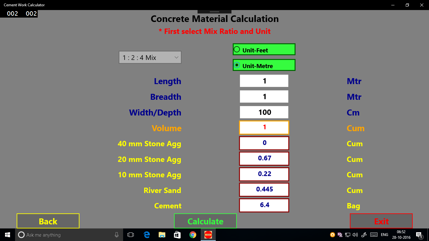 【图】Cement Work Calculator(截图3)