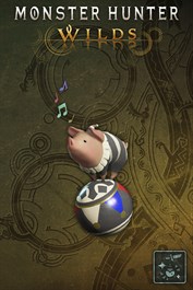 Pendant: Rolling Poogie: Monochrome