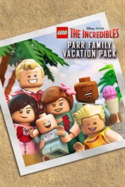 Paquete de personajes Vacaciones de la familia Parr