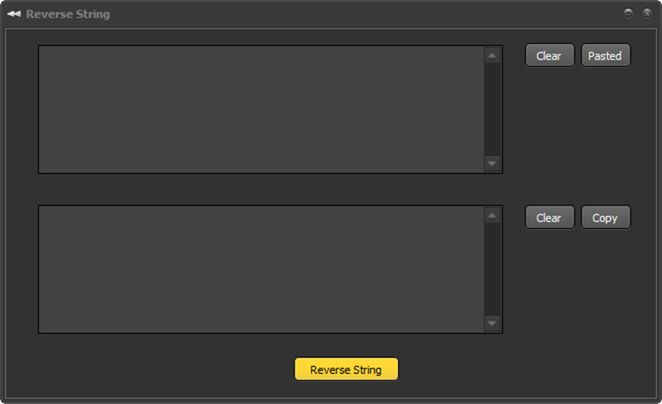 Reverse String (Windows) 由: y8ngl