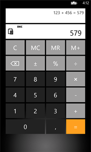 Ze Calculator screenshot 1