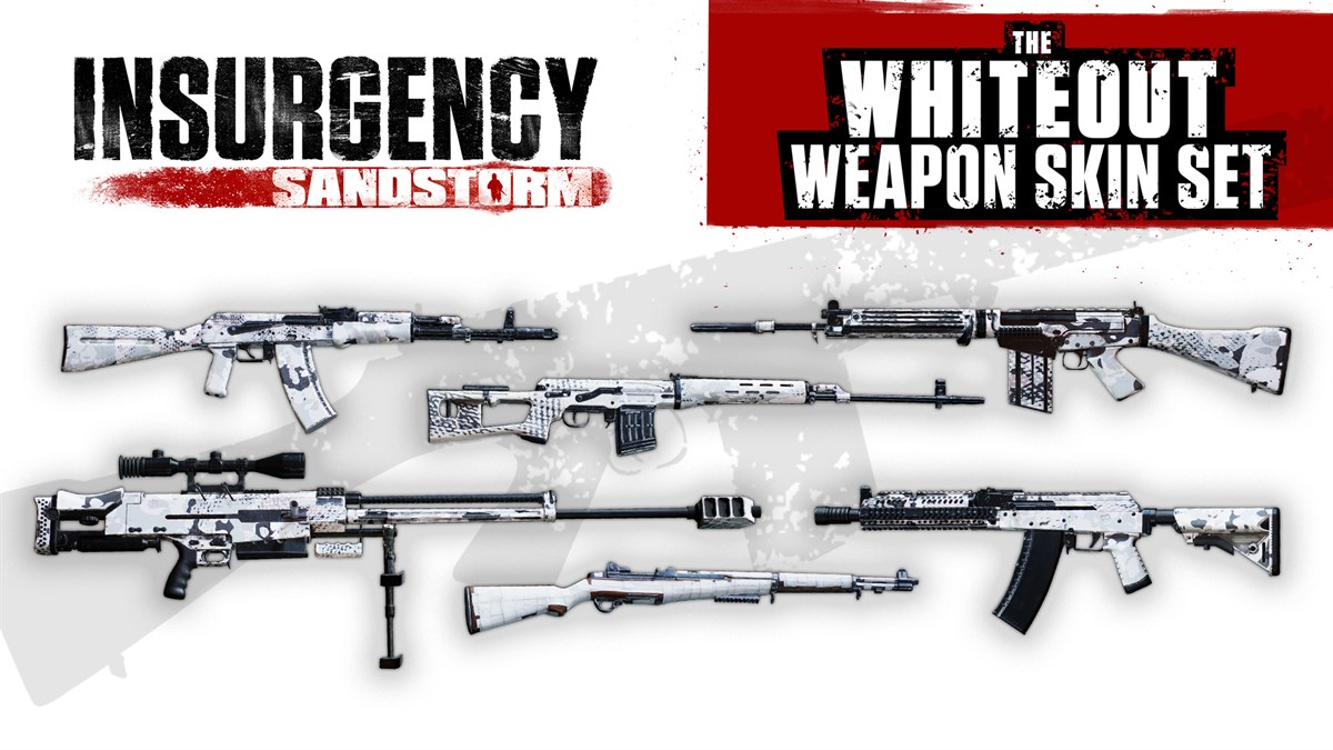 Insurgency: Sandstorm - Whiteout Weapon Skin Set
