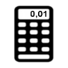 Pocket calculator 2+
