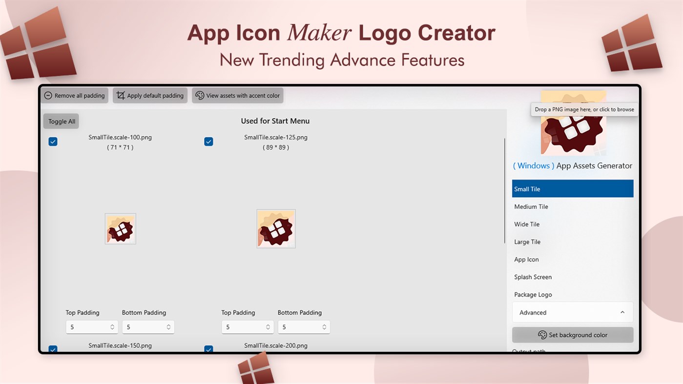 #2. App Icon Maker - Logo Creator (Windows) โดย: Pinnacle Labs