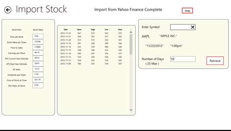 StockView Screenshots 2