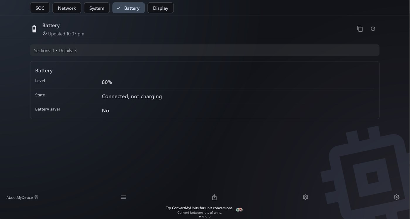 #4. AboutMyDevice (Windows) Ved: Ritwik Takkar