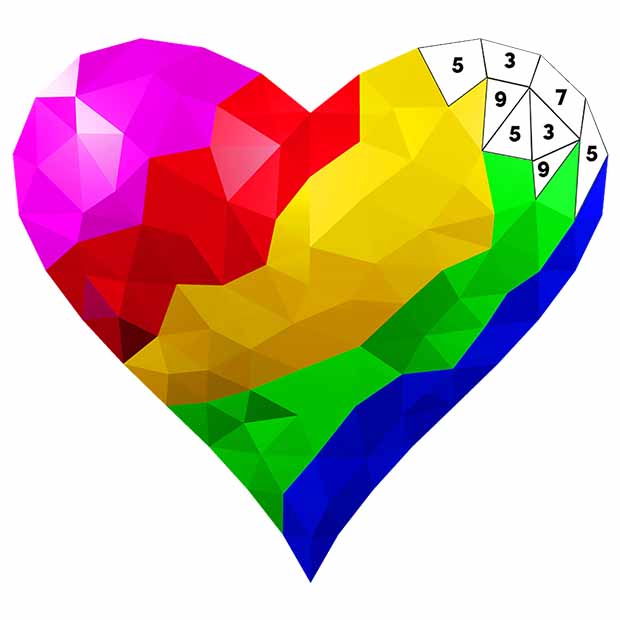 Poly Art 3D - Color by Numbers