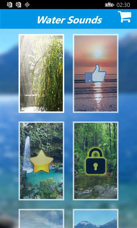 Water Sounds:Waterfall,Mountain Stream White Noise - Relaxation Sounds of Water Falls Screenshots 2