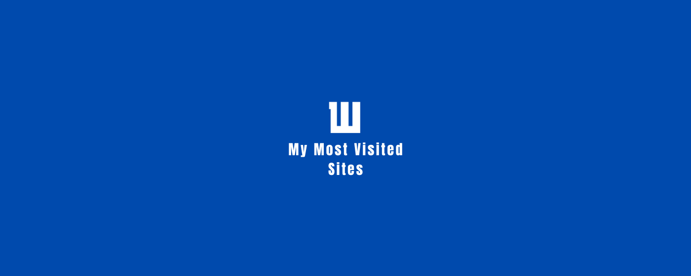 My Most Visited Sites marquee promo image