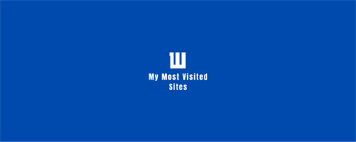 My Most Visited Sites marquee promo image