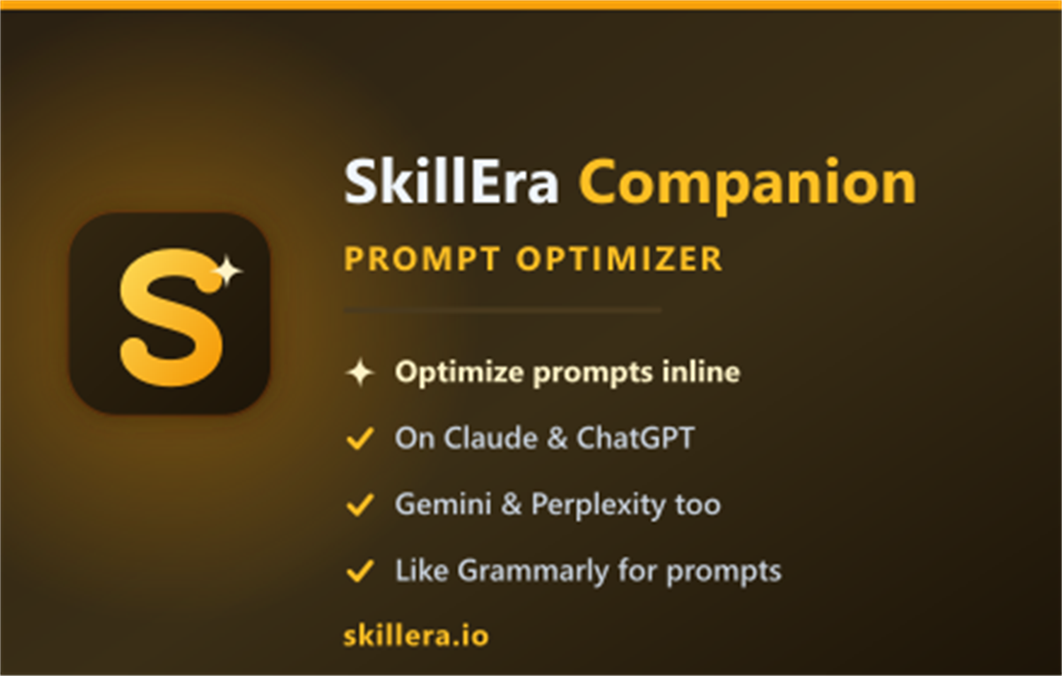 SkillEra Companion – Prompt Optimizer